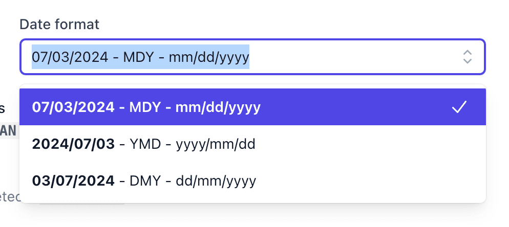 Upload expenses